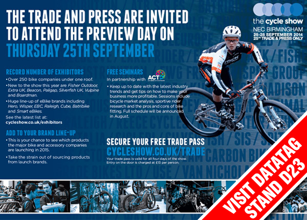 Cycle Show 2014 Trade Pass