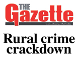 JOHNSTONE RENFREWSHIRE GAZETTE ARTICLE ON RURAL CRIME