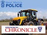 SHROPSHIRE CHRONICLE NEWS ARTICLE - TRACTOR THEFT TRAINING