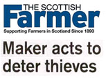 THE SCOTTISH FARMER FEATURE - MAKER ACTS TO DETER THIEVES