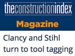 FEATURE ARTICLE CONSTRUCTION INDEX - CLANCY AND STIHL TURN TO TOOL TAGGING