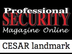 FEATURE ARTICLE IN PROFESSIONAL SECURITY - CESAR LANDMARK