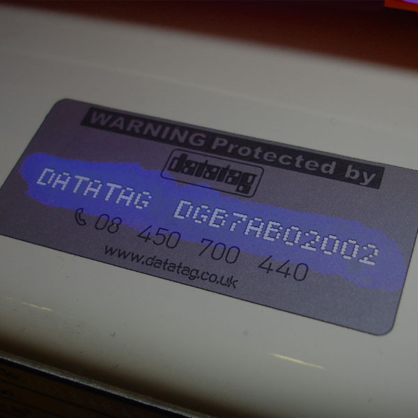 High Quality Ultra Destruct Labels with UV Etching