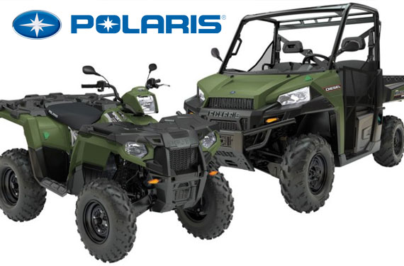 POLARIS ATV AND SIDE-BY-SIDE VEHICLES FITTED WITH THE CESAR ATV SYSTEM