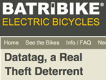 BATRIBIKE: DATATAG, A REAL THEFT DETERRENT