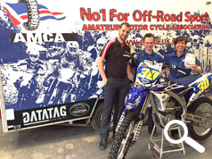 NATIONAL MOTOCROSS ORGANISING BODY, THE AMCA, CHOOSE DATATAG TO PROTECT THEIR FLEET OF YAMAHA OFF ROAD BIKES.