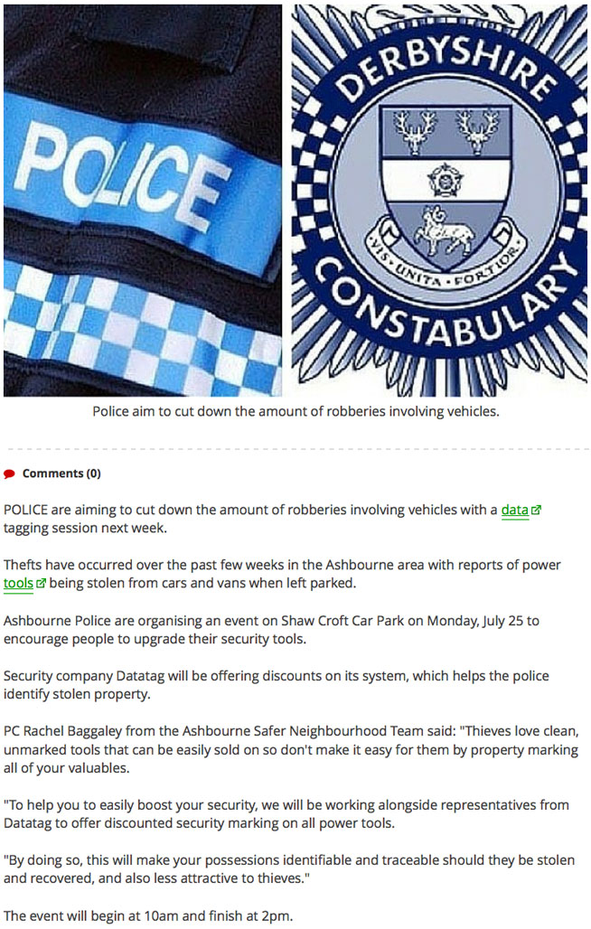 TEIGNMOUTH POST & GAZETTE FEATURE ON 'MICRO CESAR'