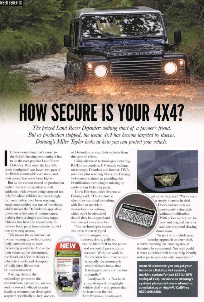 HOW SECURE IS YOUR 4x4