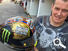 WIN JOHN McGUINNESS’s MACAU GP SHOEI HELMET!