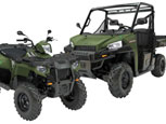 POLARIS ATV AND SIDE-BY-SIDE VEHICLES FITTED WITH THE CESAR ATV SYSTEM