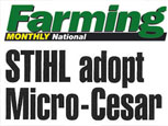 FEATURE ARTICLE FARMING MONTHLY - STIHL ADOPT MICROCESAR