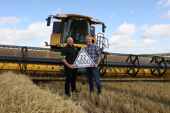 CESAR Marked Combine Harvester