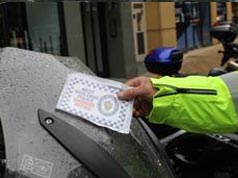 HANDS OFF OUR BIKES! CITY CENTRE MOTORCYCLE AND SCOOTER COMMUTERS SEND A CLEAR MESSAGE TO THIEVES IN BIRMINGHAM