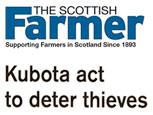 FEATURE ARTICLE THE SCOTTISH FARMER - KUBOTA ACT TO DETER THIEVES